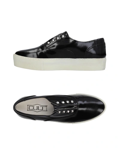 Shop Cult Woman Loafers Black Size 8 Textile Fibers