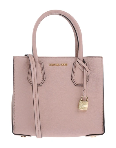 Shop Michael Michael Kors Handbags In Skin Color