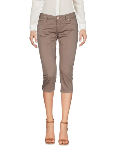 Shop Dondup 3/4-length Shorts In Light Brown