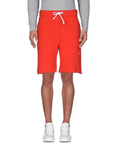 Shop Roundel London Shorts & Bermuda In Red