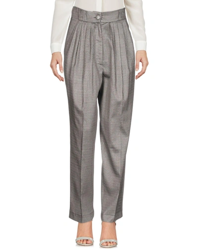 Shop Daniele Carlotta Casual Pants In Grey