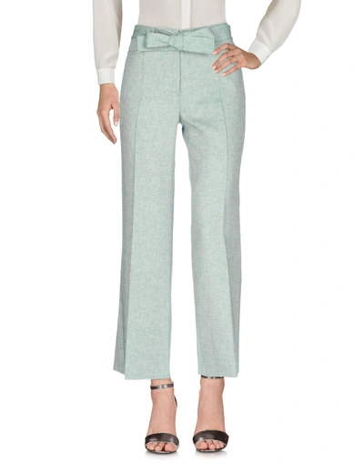 Shop Etro Casual Pants In Green