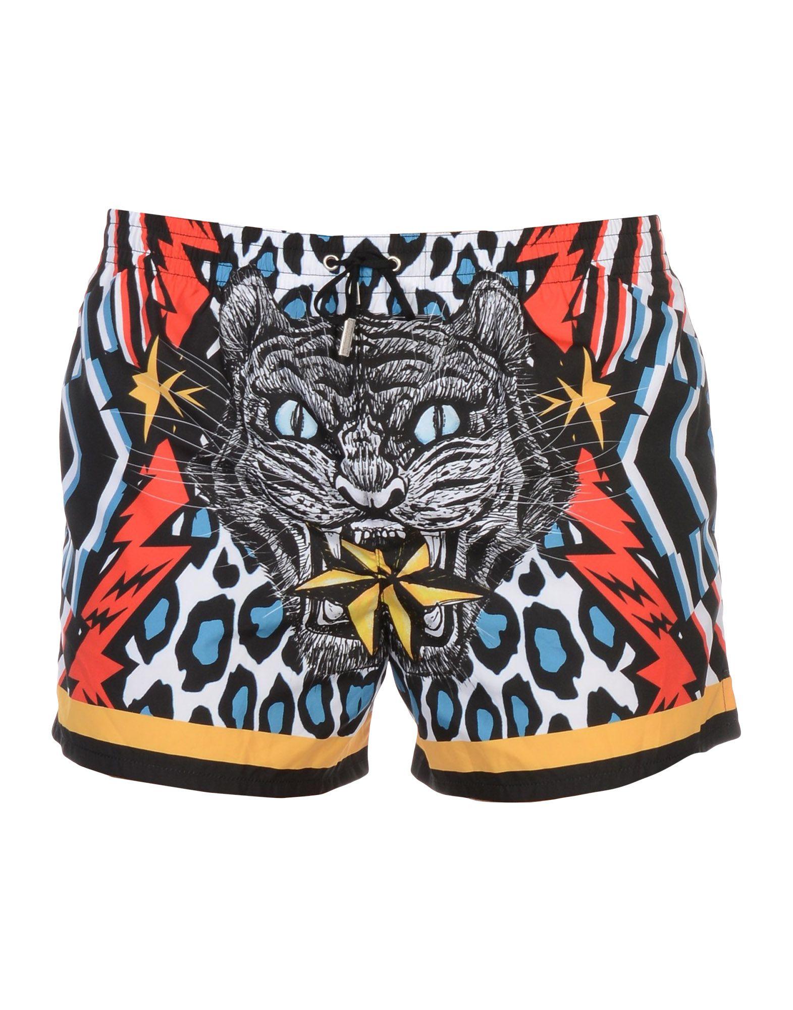 Dsquared2 Tiger-print Swim Shorts In Multicolour | ModeSens