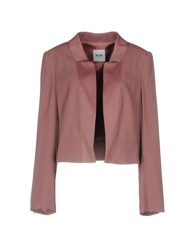 Shop Moschino Cheap And Chic Blazer In Pastel Pink