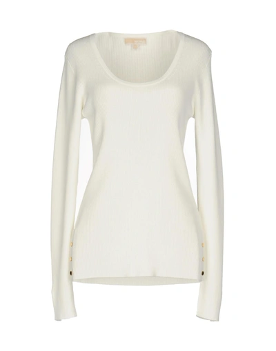 Shop Michael Michael Kors Sweater In Ivory