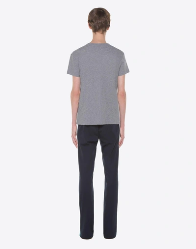Shop Valentino 'always' Print T-shirt In Grey