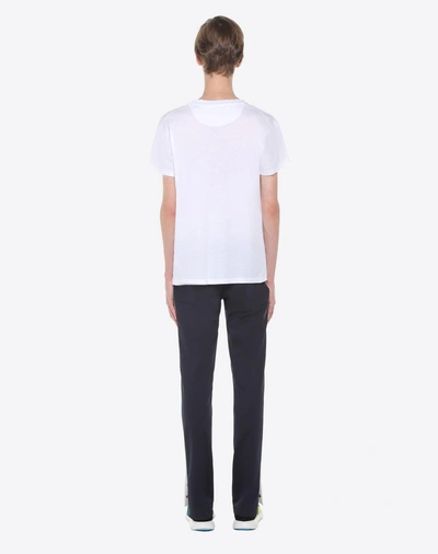 Shop Valentino 'always' Print T-shirt In White