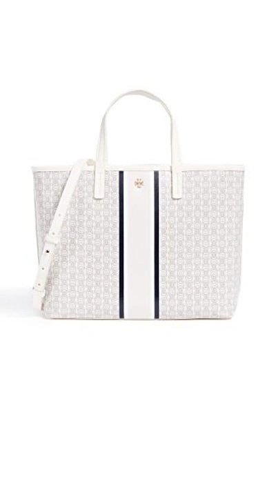 Shop Tory Burch Gemini Link Small Tote In New Ivory