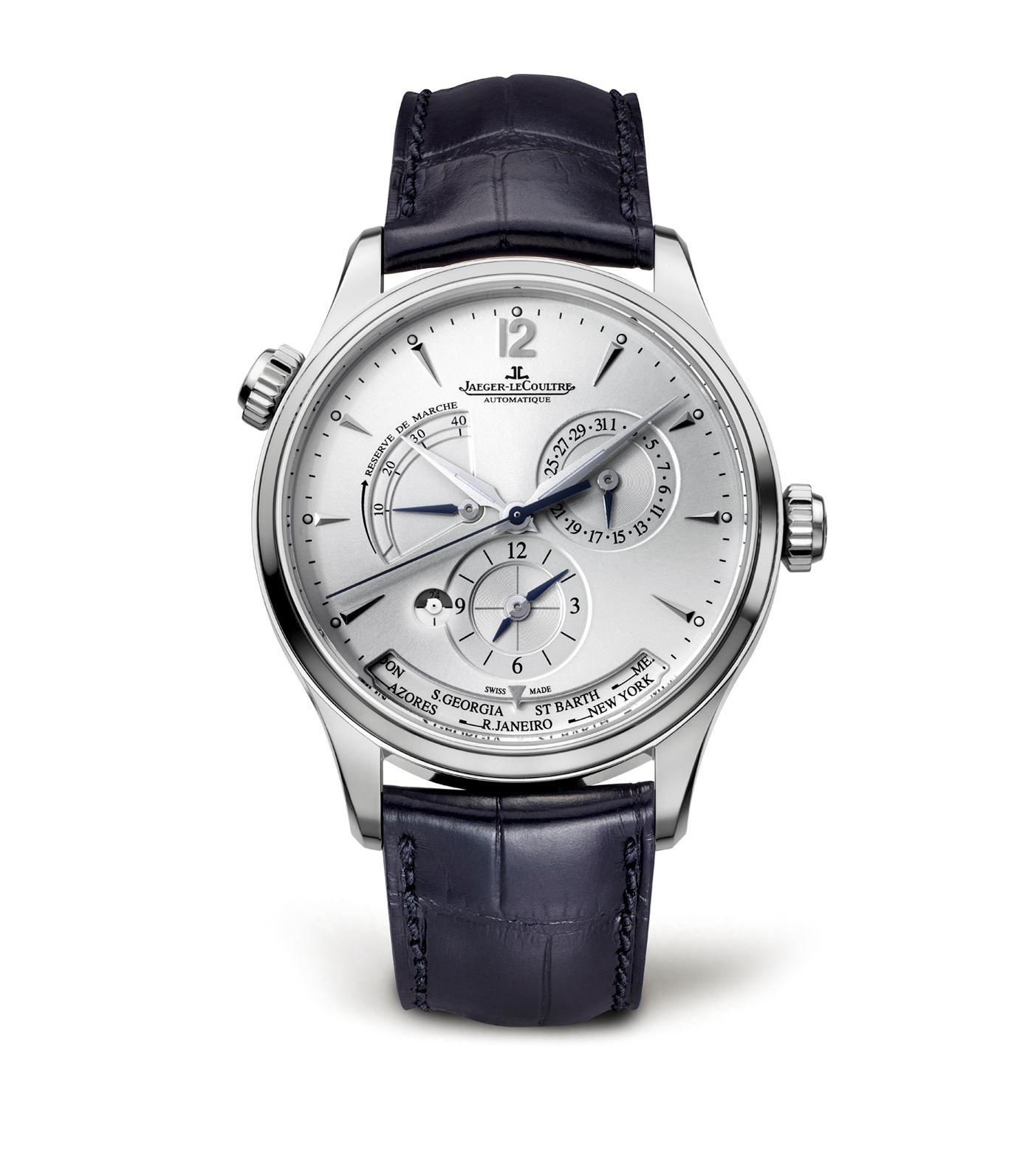 Jaeger-lecoultre Master Geographic Stainless Steel Watch In Silver ...