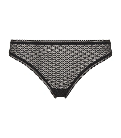 Shop Heidi Klum Intimates A Roman Crush Thong In Black