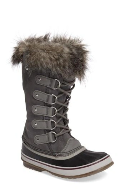 Shop Sorel 'joan Of Arctic' Waterproof Snow Boot In Quarry