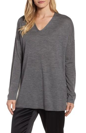 merino wool tunic sweater