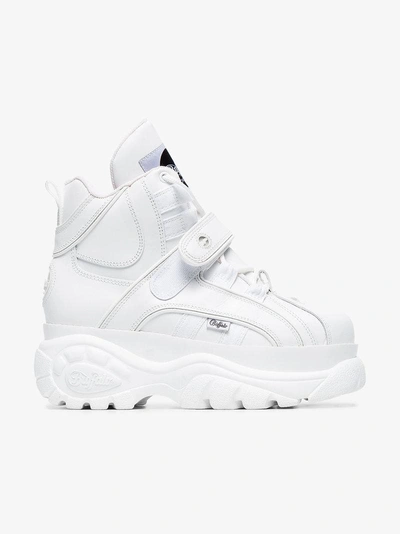 Shop Buffalo White 1348 Platform Sneaker Boots