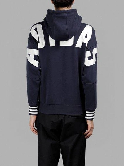 Adidas X White Mountaineering Men s Blue Hoodie ModeSens