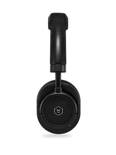 Shop Master & Dynamic Leather Headphones In Black Black