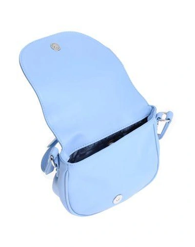 Shop Love Moschino Cross-body Bags In Sky Blue
