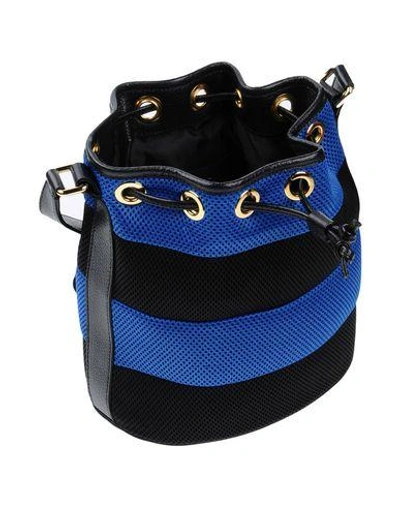 Shop Boutique Moschino Cross-body Bags In Blue