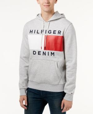 tommy hilfiger grey hoodie men