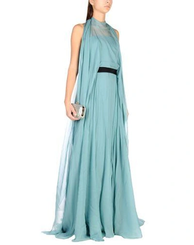 Shop Alberta Ferretti Formal Dress In Sky Blue