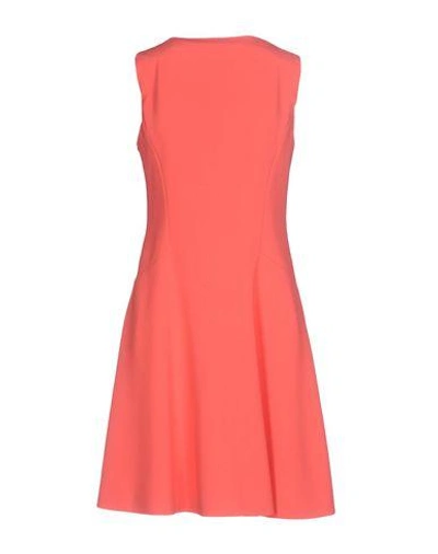Boutique Moschino Short Dresses In Coral