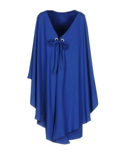 Shop Alberta Ferretti Midi Dresses In Bright Blue