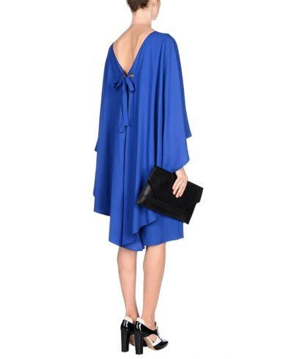 Shop Alberta Ferretti Midi Dresses In Bright Blue
