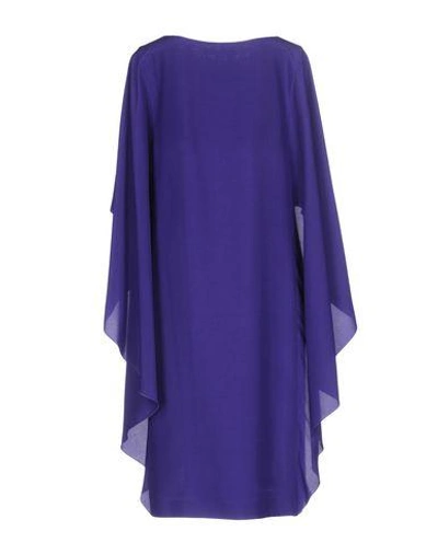 Shop Alberta Ferretti Knee-length Dresses In Purple