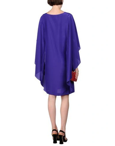 Shop Alberta Ferretti Knee-length Dresses In Purple