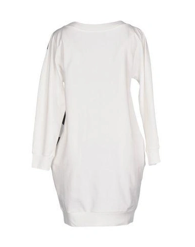 Shop Boutique Moschino Woman Mini Dress White Size 6 Cotton