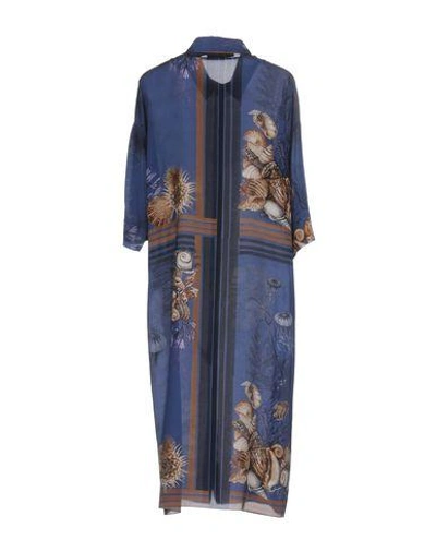 Shop Alberta Ferretti Knee-length Dress In Blue