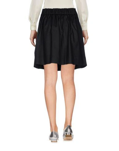 Shop Boutique Moschino Mini Skirt In Black