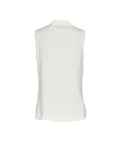 Shop Boutique Moschino Shirts & Blouses With Bow In White