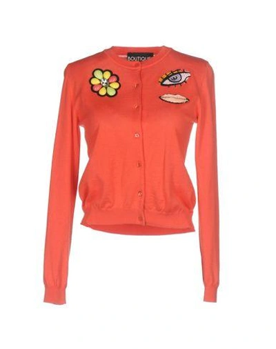 Shop Boutique Moschino Cardigan In Coral