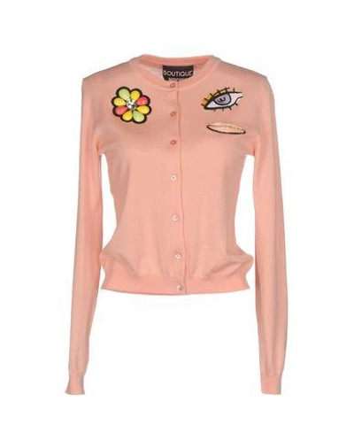 Shop Boutique Moschino Cardigans In Pink