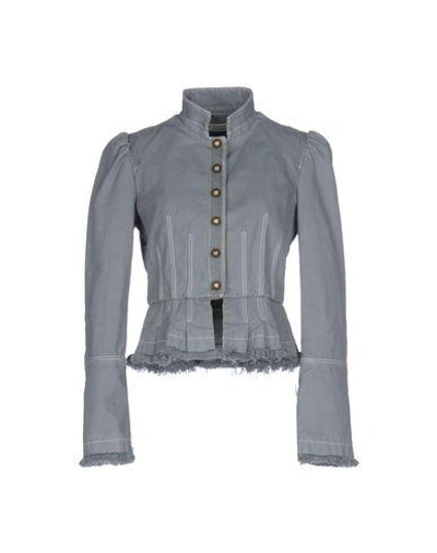 Shop Philosophy Di Lorenzo Serafini Blazer In Grey