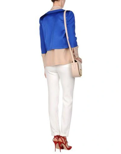 Shop Alberta Ferretti Woman Suit Jacket Blue Size 8 Acetate, Rayon
