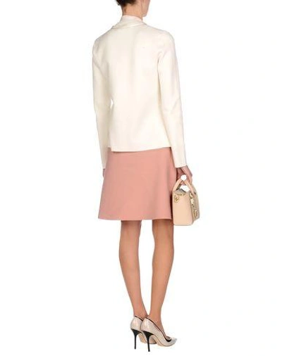 Shop Alberta Ferretti Blazer In Ivory