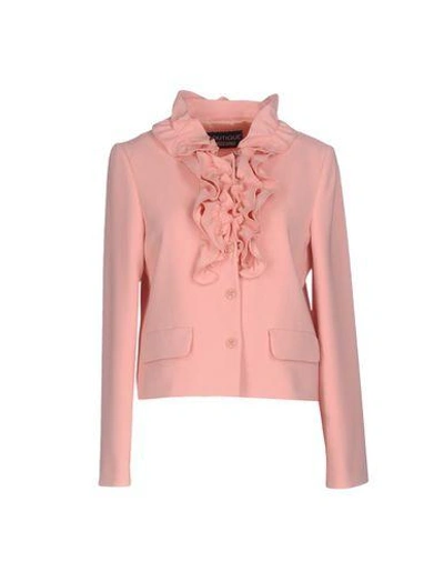 Shop Boutique Moschino Sartorial Jacket In Pink