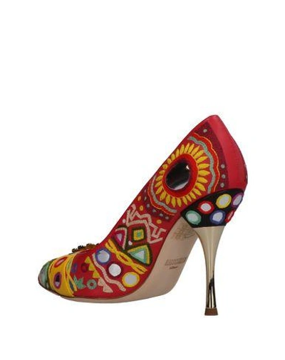 Shop Moschino Pumps In Red