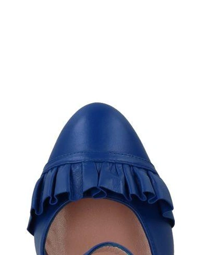 Shop Boutique Moschino Pumps In Blue