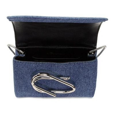 Shop 3.1 Phillip Lim Blue Denim Micro Alix Crossbody Bag