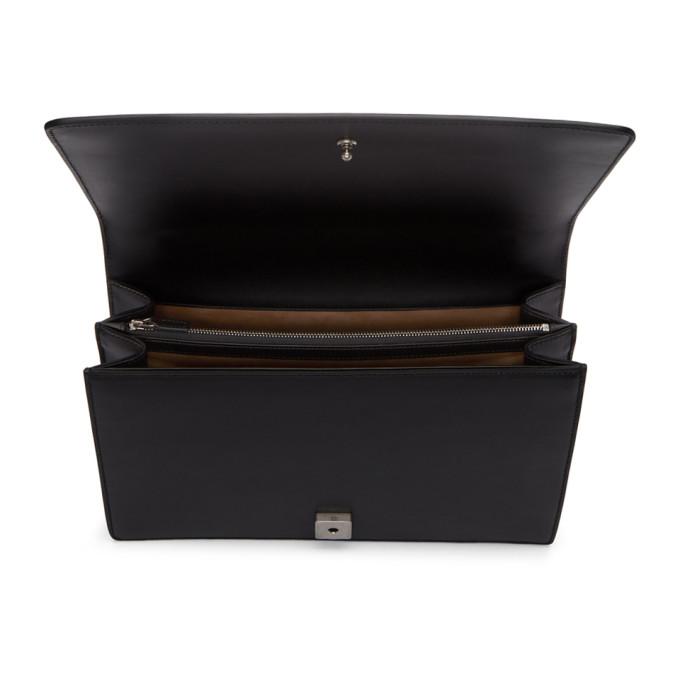 Gucci Black Xl Embossed Chain Strap Bag ModeSens