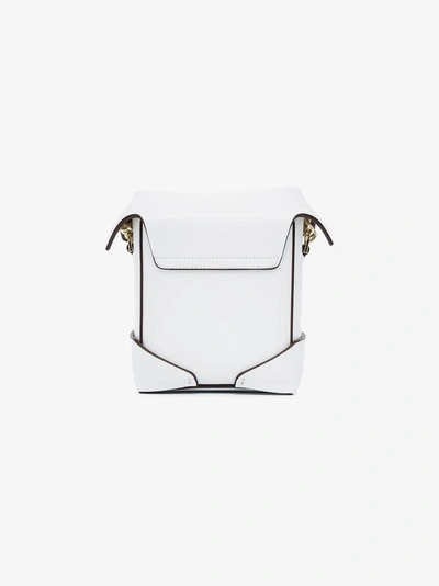 Shop Manu Atelier Micro Pristine Crossbody Bag In White