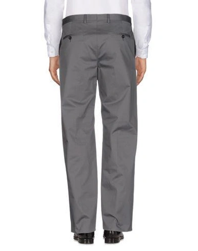 Shop Dolce & Gabbana Man Pants Grey Size 38 Cotton, Elastane