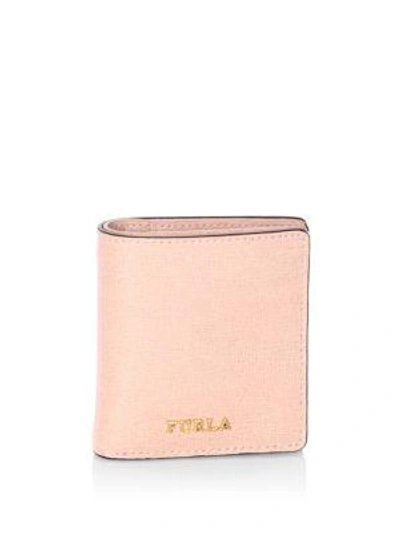 Shop Furla Small Babylon Bifold In Rosa