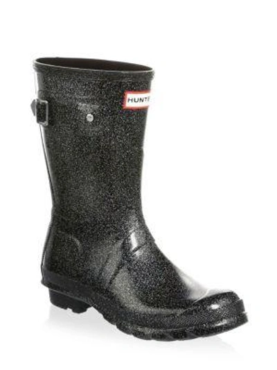 Shop Hunter Original Starcloud Short Rain Boots In Black Multi