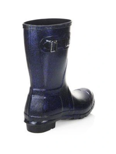Shop Hunter Original Starcloud Short Rain Boots In Black Multi