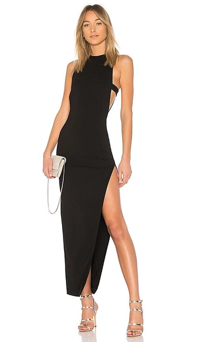 Shop Nbd Late Night Gown In Black