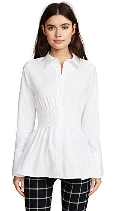 Shop Jour/né Waist Shirt In White