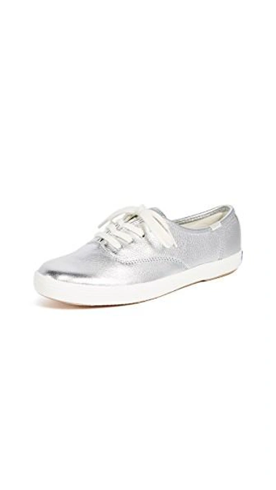 Shop Keds X Kate Spade New York Sneakers In Silver